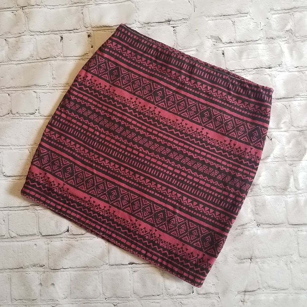 Forever 21 Tribal Mini Skirt